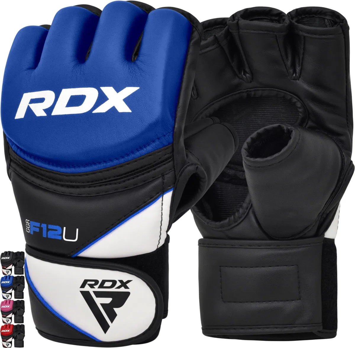 RDX Maya Pelle MMA UFC Guanti Lucha Libre Sparring Arti Marziali guantillas allenamento Grappling