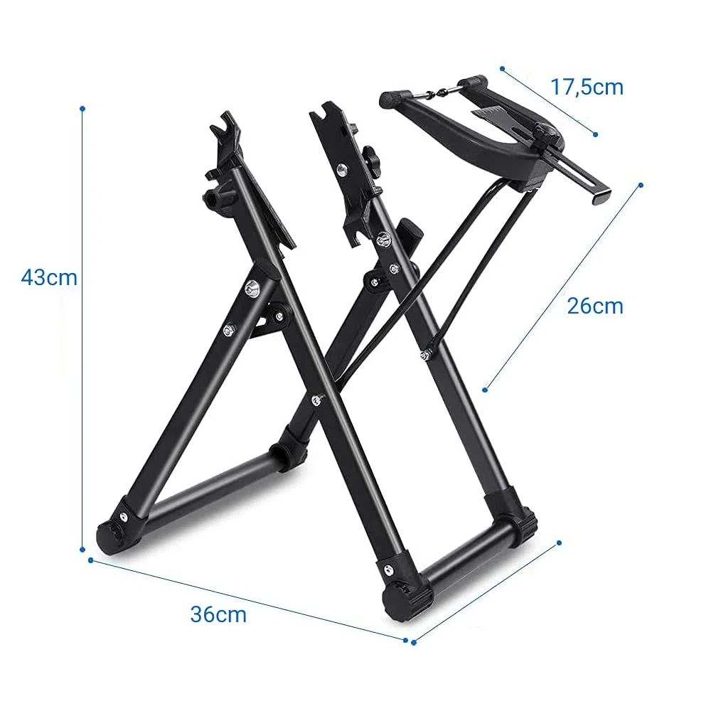 Cavalletto per Ruote per Bici, Wheel Centraruote Dispositivo di Sollevamento Manutenzione Home Centraruote Supporto del Basamento di Bike Repair Tool