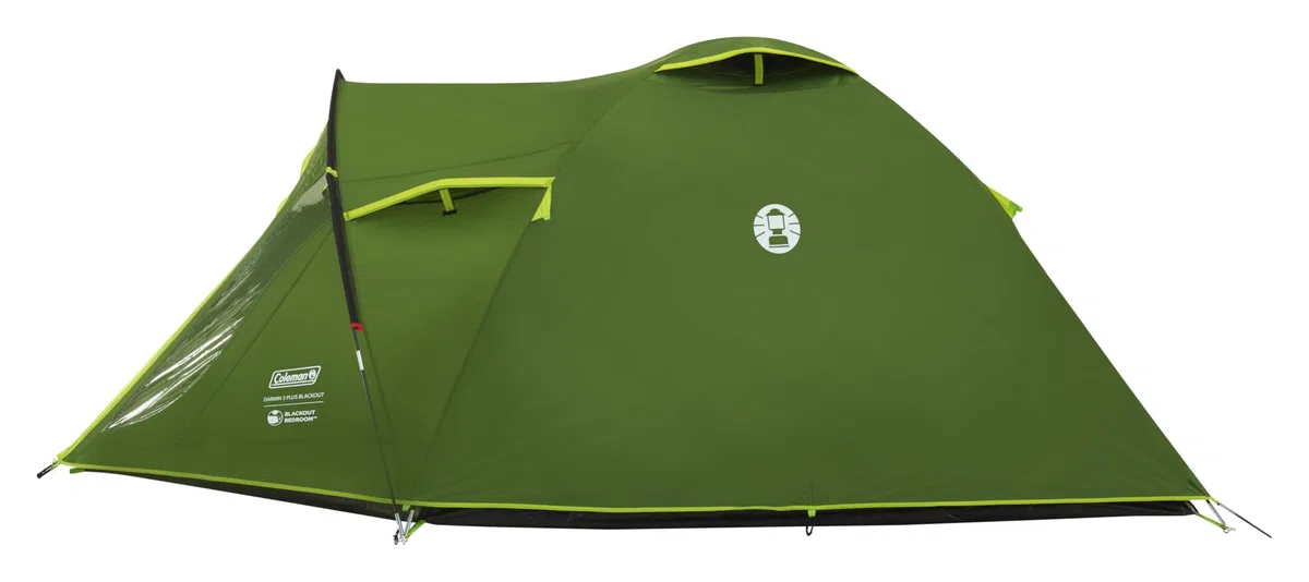 Coleman Darwin Tenda a cupola compatta e leggera, per 2-4 persone, modelli con camera da letto oscurata, tenda da campeggio, festival ed escursionismo, impermeabile 4500 mm, con telo di fondo cucito