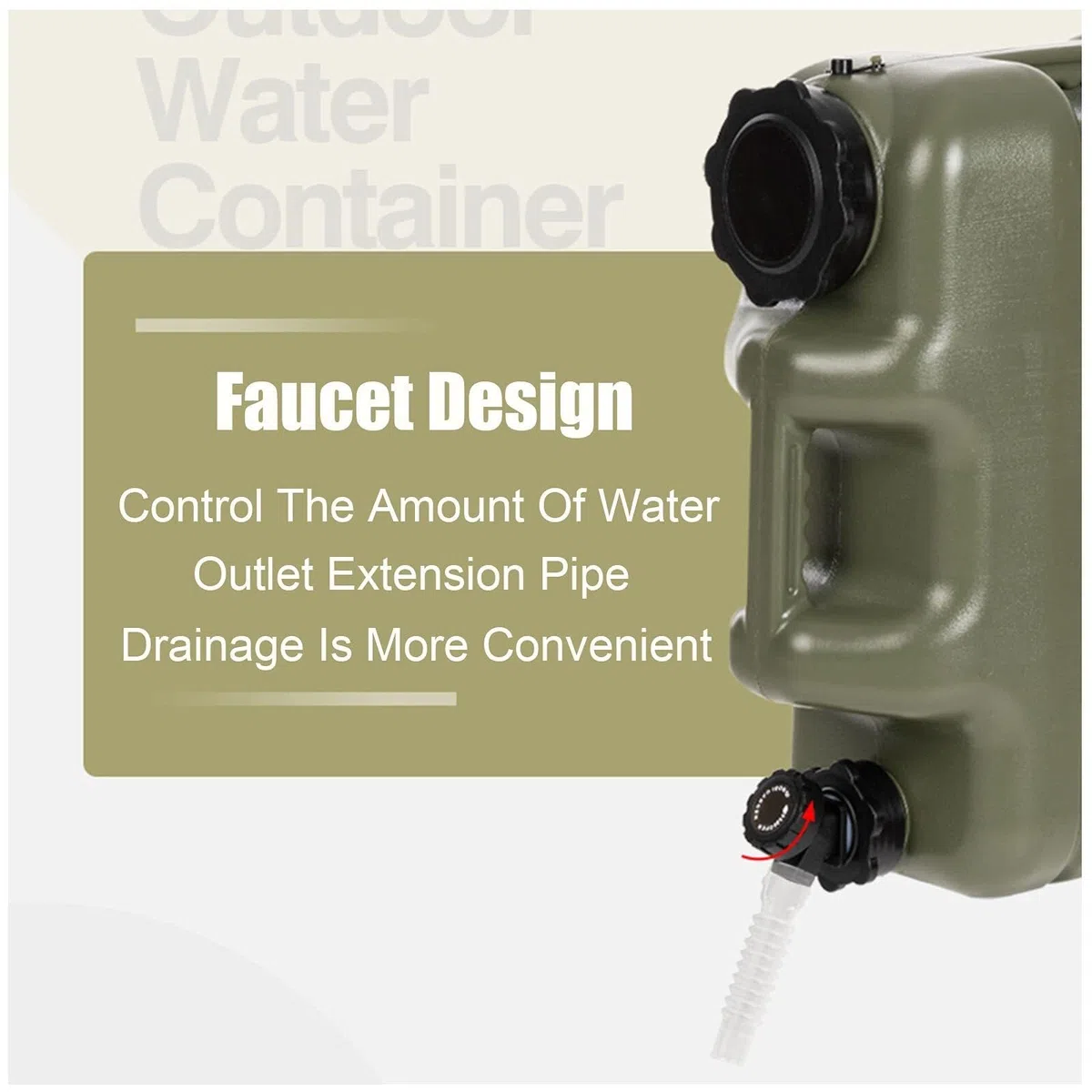 Contenitori d'acqua Serbatoio Stoccaggio Dell'acqua Serbatoio Dell'acqua Campeggio Viaggi All'aperto,Stoccaggio Dell'acqua Grande Capacità Auto Domestiche 10,5/18,5 Litri, Secchio Portatile Cam