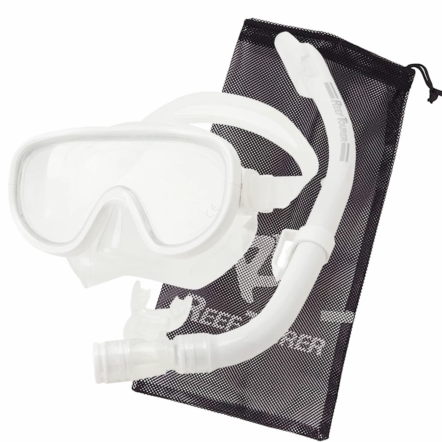 Adulti Single-Window Maschera e boccaglio Combo Set
