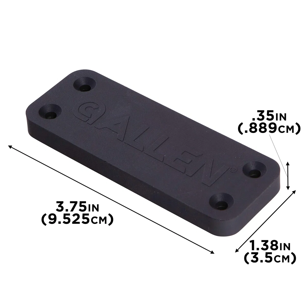 ALLEN Company Magnete per pistola, supporto magnetico rivestito in gomma, 15,9 kg, nero (18530)