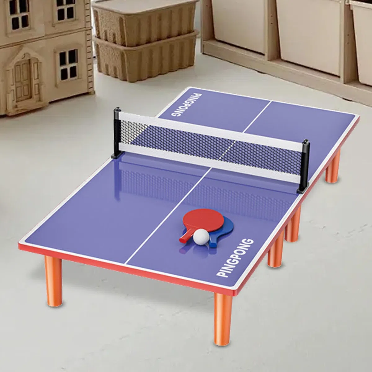 Piccolo tavolo da pong per adulti, tavolo da pong pieghevole, tavolo da pong per appartamenti, tavolo da ping pong da ufficio, tavolo da ping pong per adulti e bambini, tavolo da ping pong per interni
