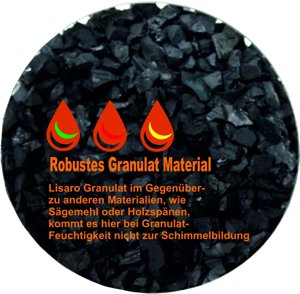 Lisaro Imbottitura per sacco da boxe granulato di gomma | 25 kg nero – Materiale di riempimento Made in Italy e Germany | Imbottitura fittizio – Imbottitura pera di mais – Imbottitura per bambole ad anello