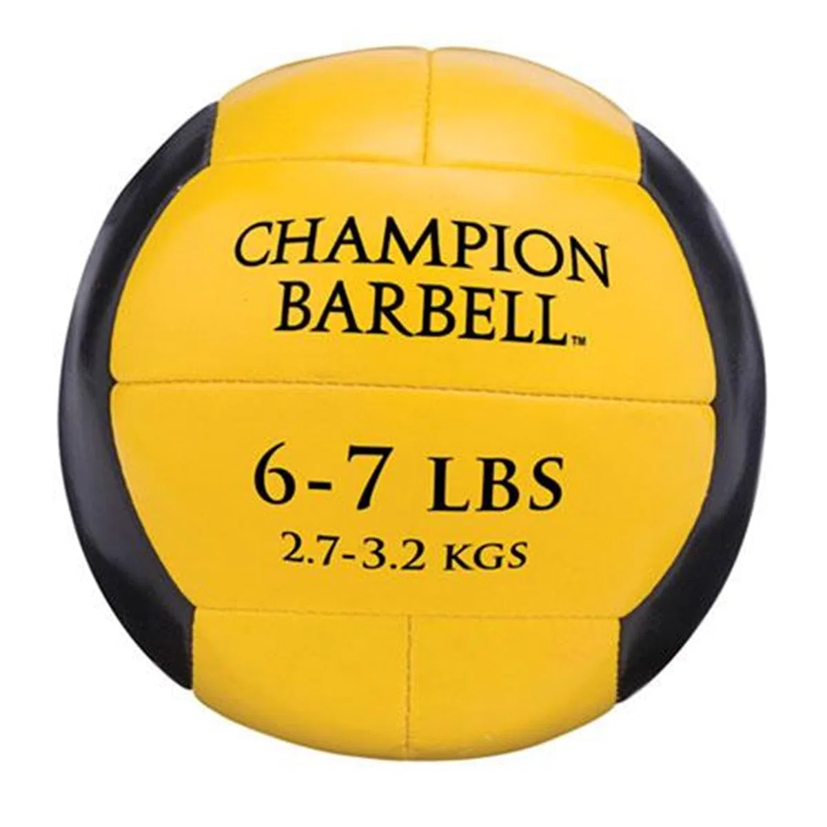 Champion Barbell Palla medica, 2,7-3,2 kg, giallo