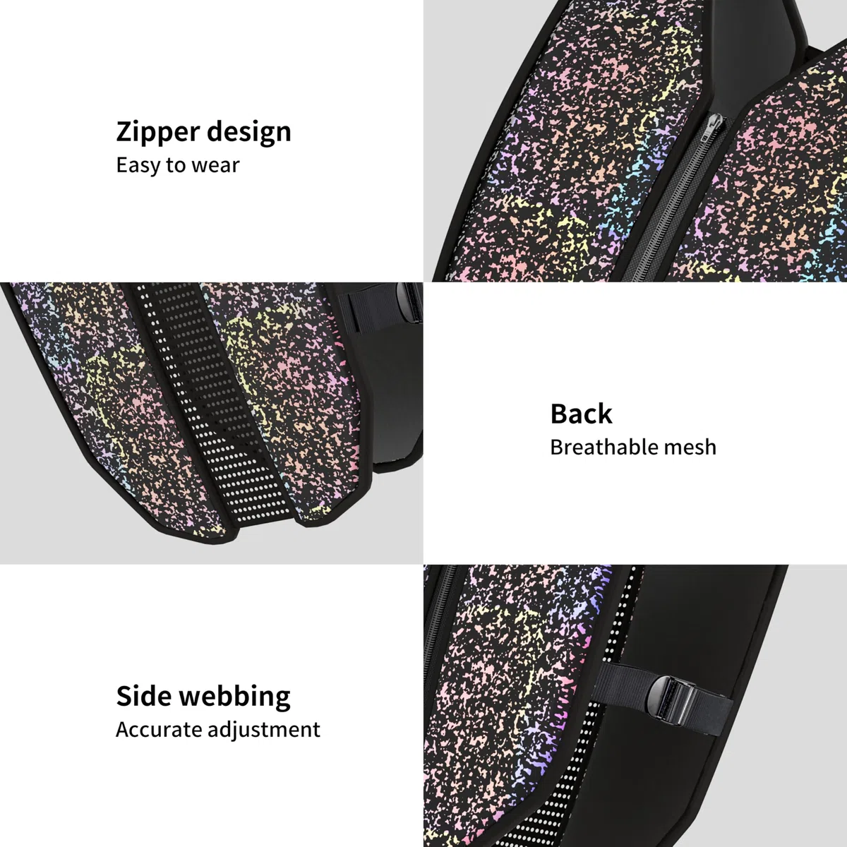 PROIRON Giubbotto Zavorrato Ergonomico, Gilet Zavorrato da 3, 5, 8, 10 kg, Morbido-Lavabile-Materiale Riflettente, per Allenamenti di Forza e Resistenza, Corsa, Aerobica, Perdita di Peso