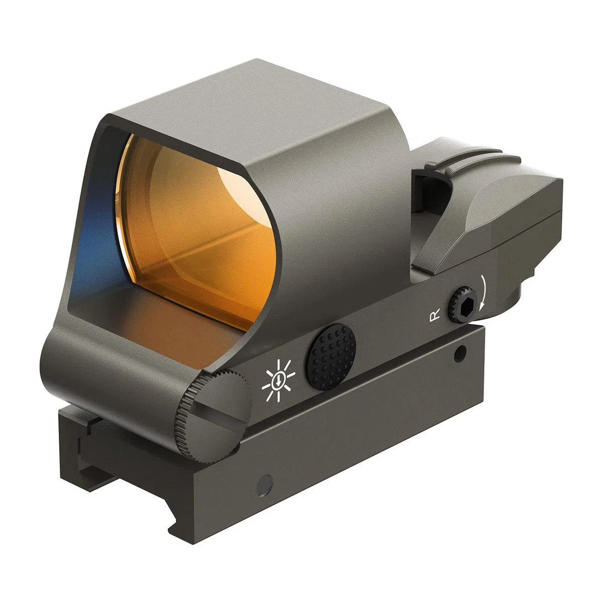 Feyachi RS-30 Mirino Softair, Red Dot Softair Ottica Riflescopi 4 reticoli 5 Impostazioni di Luminosità Tattico Mirino Accessori per 20mm/22mm Weaver/Picatinny Rail