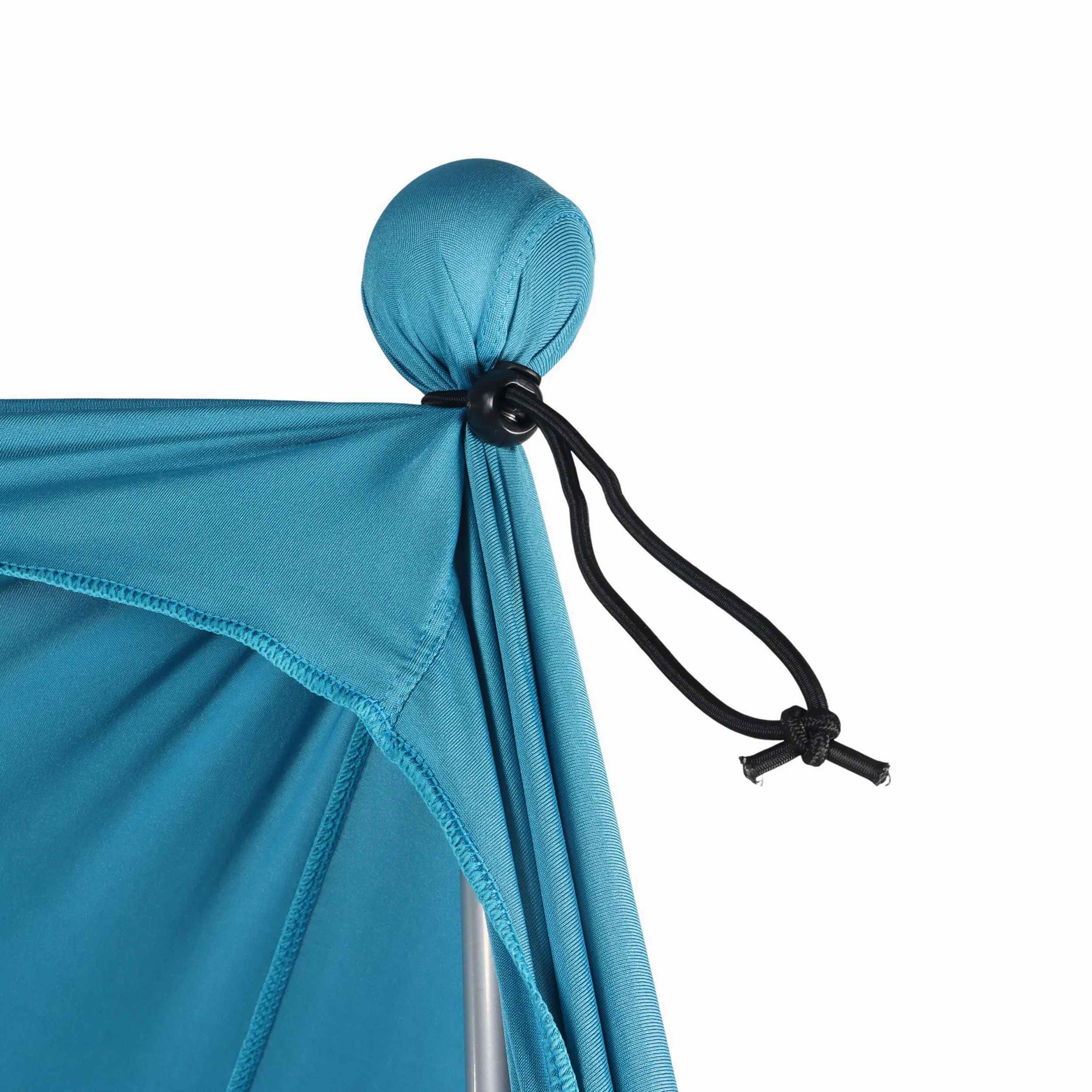 Relaxdays Tenda da Spiaggia con Protezione UV 50+, per 2-4 Persone, 200 x 210 cm, Sacca, Blu