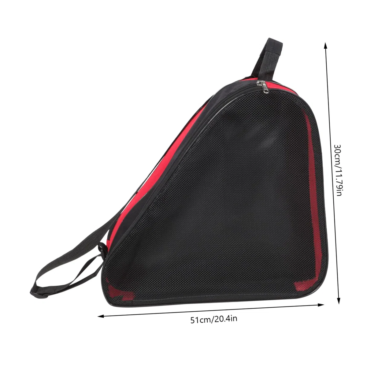 Abaodam Borsa per Pattini a Rotelle 2 Pezzi Oxford Cerniera | Roller Skates e Inline Skates, Cordino per Trasporto, Riutilizzabile e Facile da Pulire