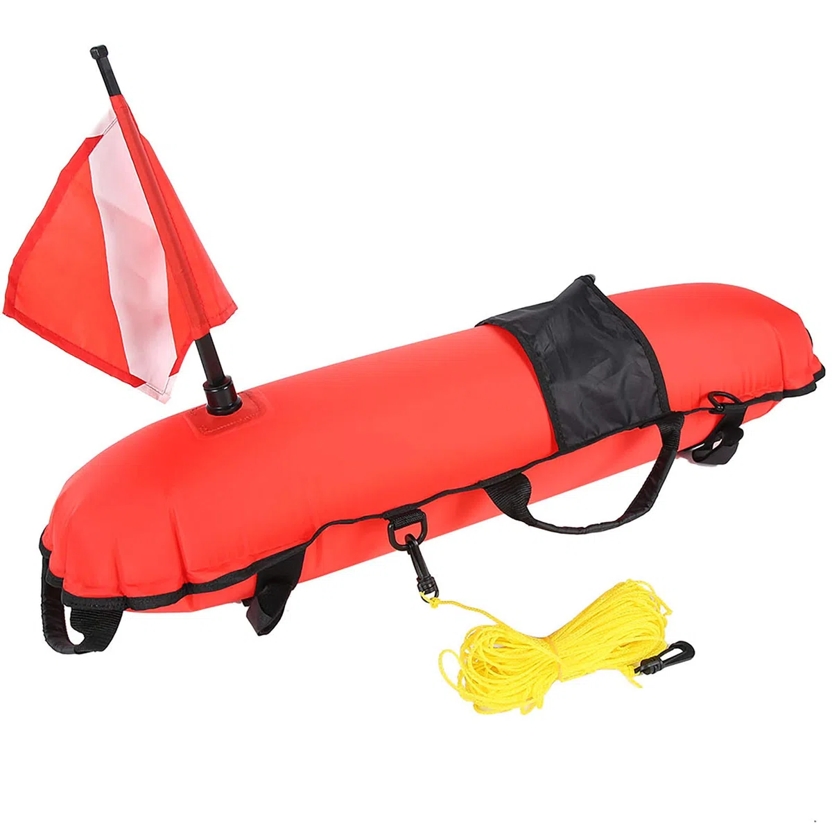 SWOQ Boa di gonfiaggio siluro, Nylon + TPU Pratico Pallone da Sub per Accessori subacquei per Immersioni