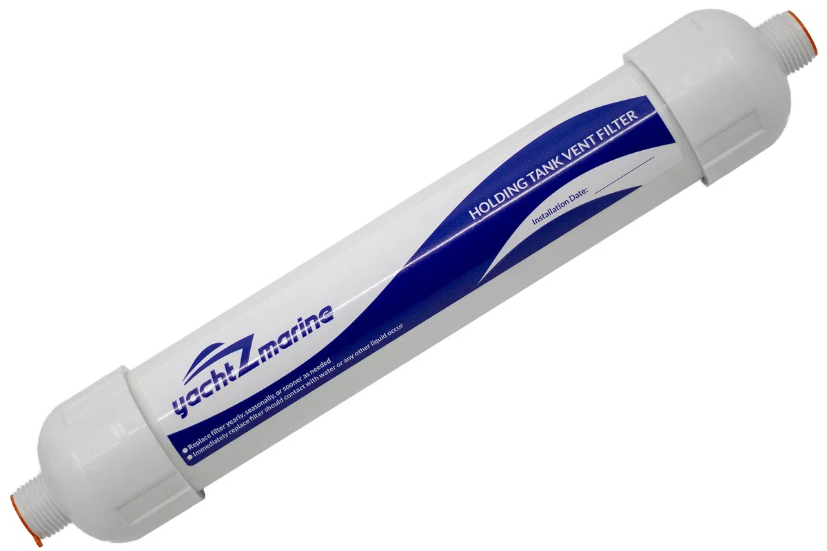 Filtro di sfiato del Serbatoio di Tenuta, Ricambio Diretto per: Dometic, Sealand, Eco, SaniGuard, Filtro di sfiato per Serbatoi marini, 309311002 309310002 (Tubo di sfiato da 5/8" con