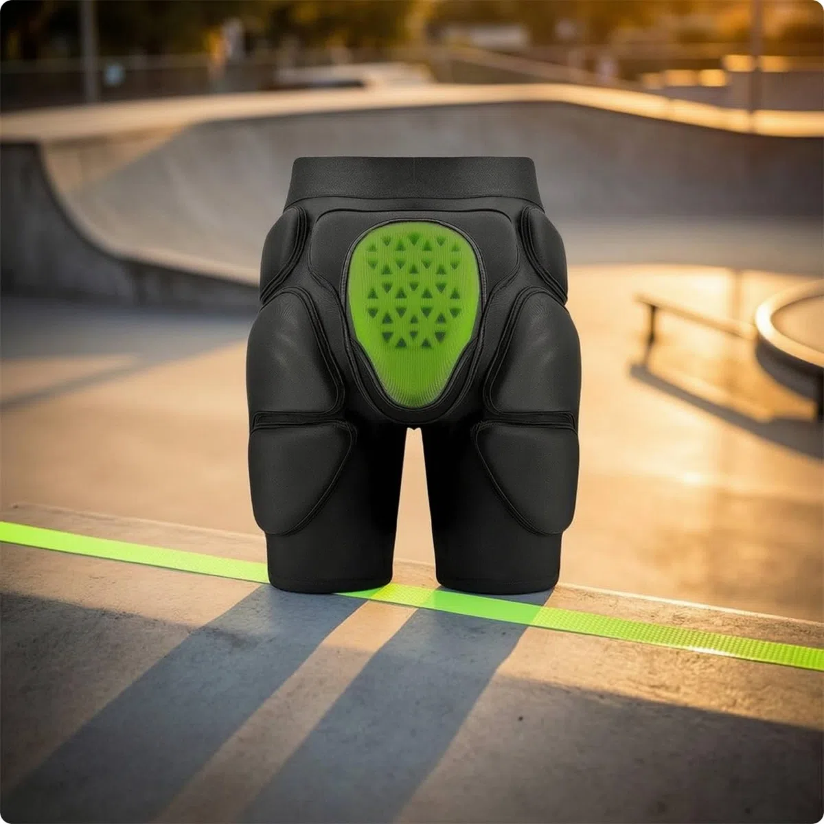 Pantaloncini Protett con Paracolpi Elastico Paraculi da Snowboard Aderente Pantaloncini con Imbottitura per Pattinatori