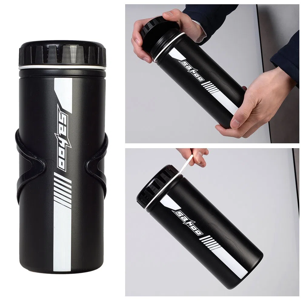 Lixada 14 in 1 Kit di Strumenti di Riparazione Bici con Mini Pompa Bottiglia per Attrezzi da Bici da 750 ml Set Bicicletta Mend Multi Funzione