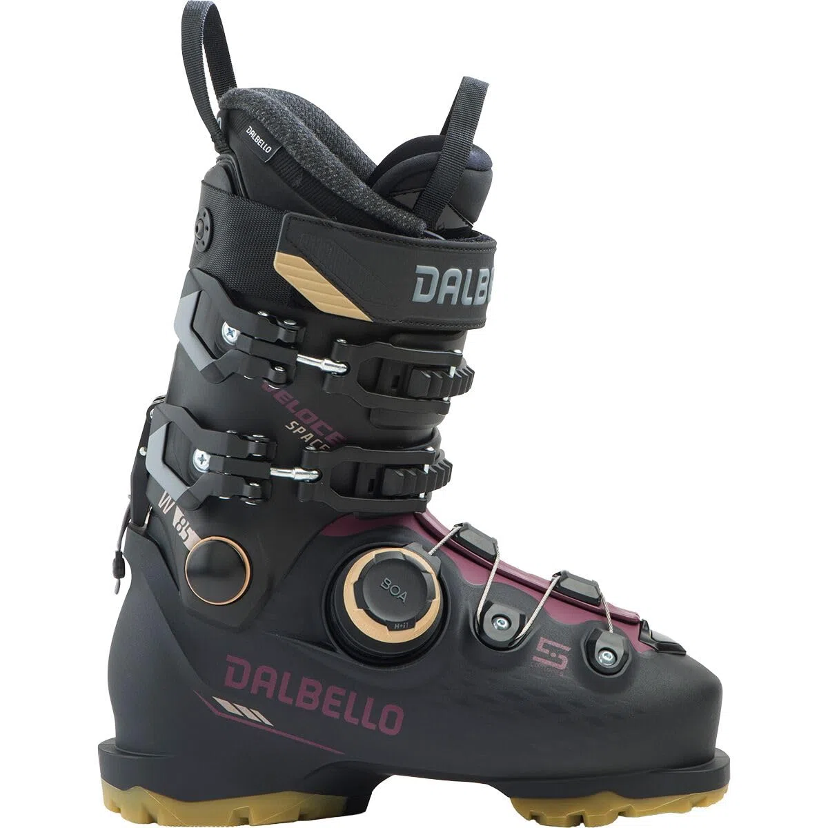Dalbello Veloce Space 85W Black Women - Scarponi da sci da donna - Taglia 80 - Nero