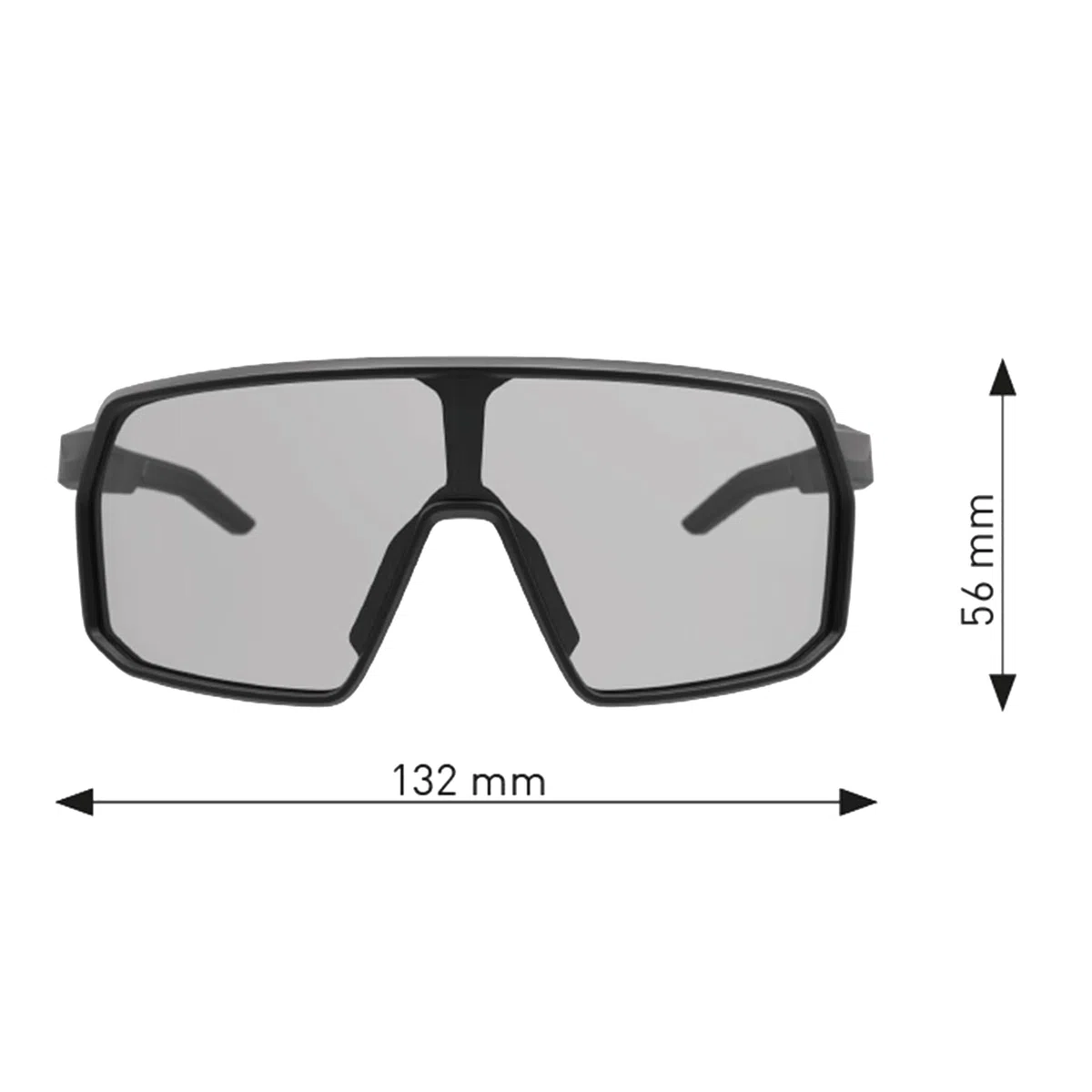 Cratoni Occhiali da ciclismo Skyvision Photocromic sabbia opaca/trasparente blu mirror occhiali da sole 100% protezione UV