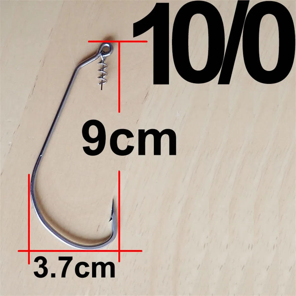 Amo da Pesca 20 Pezzi Ganci da Pesca Larga Ganci da Pesca Jig Grand Big Bass Hook Black High Carbon Acciaio Acciaio a manovella Gancio for la Pesca da Pesca Morbida Ami da Pesca Mare