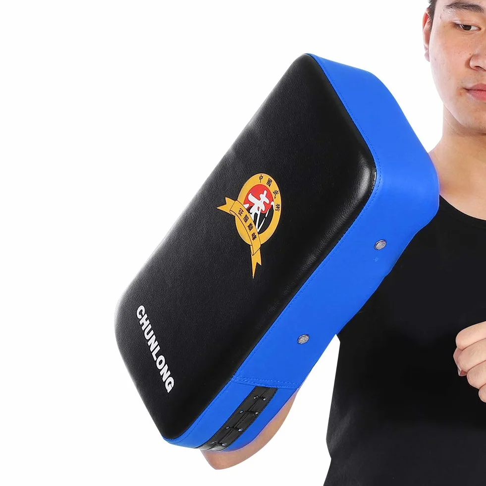 Cuscinetto a percussione in pelle PU, resistente agli urti, per allenamento con sanda-boxe, adatto per esercizi taekwondo e sabbia