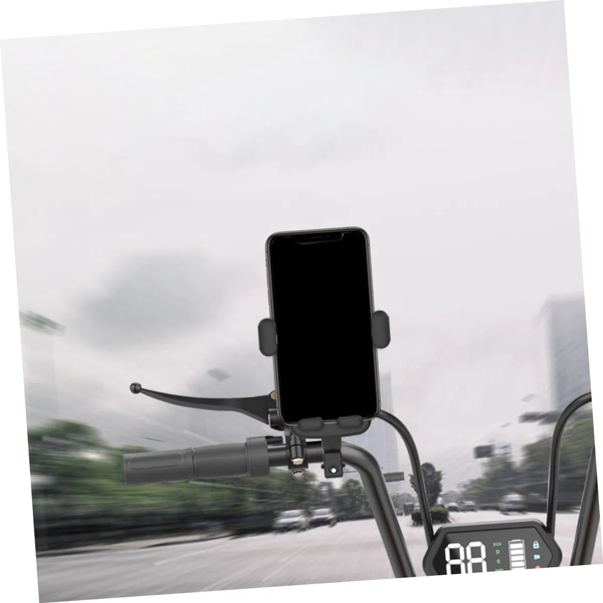 ULTECHNOVO 3 Pezzi Supporto Per Cellulare in Silicone Abs Supporto Girevole Per Smartphone Per Bici