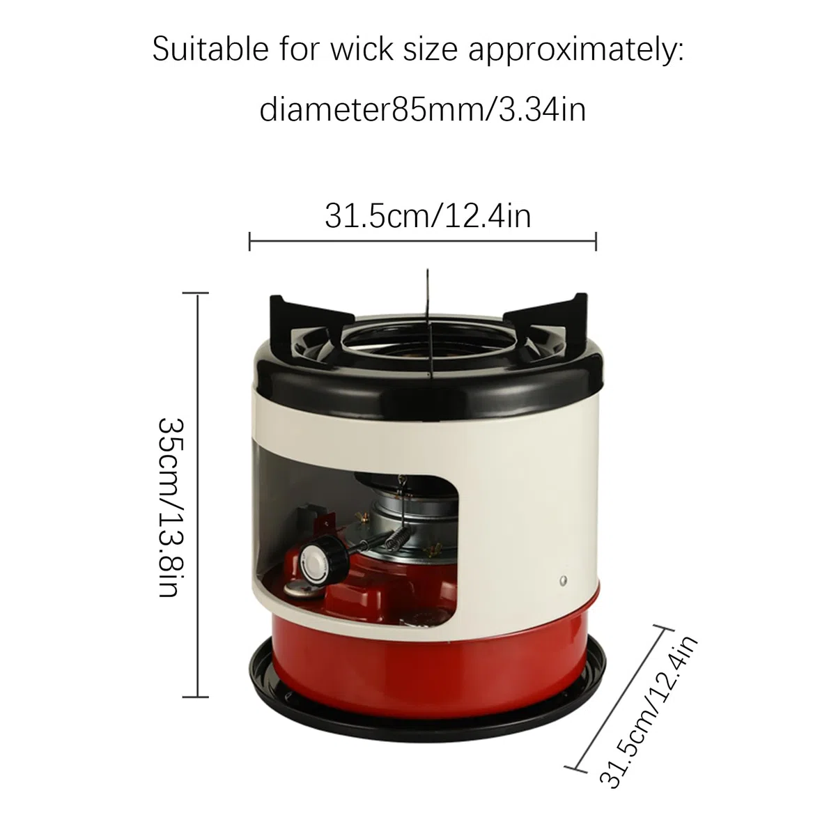 Stufa A Cherosene Da Campeggio | Cucina E Riscaldamento Portatile | Stufa Combustione Barbecue Griglia - Per Esterni Caccia Ghiaccio Trekking Zaino In Spalle Officina Garage