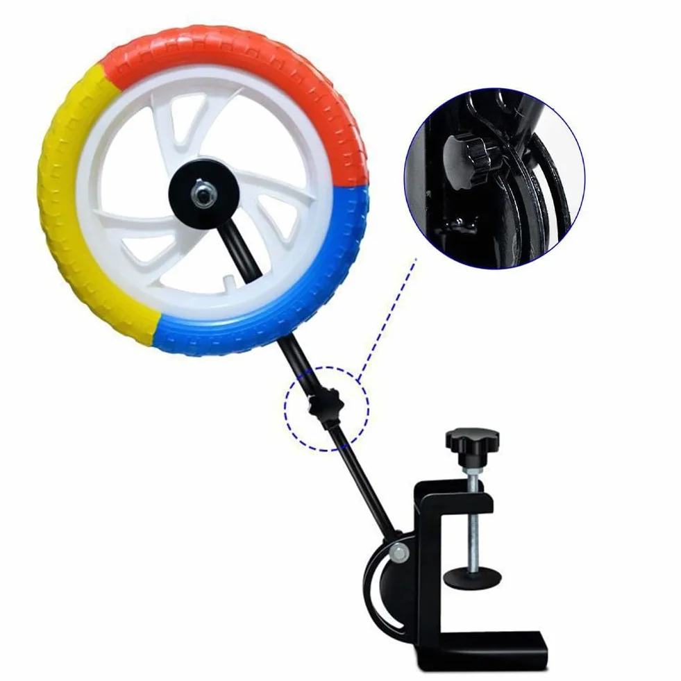Topspin - Dispositivo per allenamento ping pong, angolo retrattile regolabile con supporto a morsetto, per costruzione in plastica e metallo