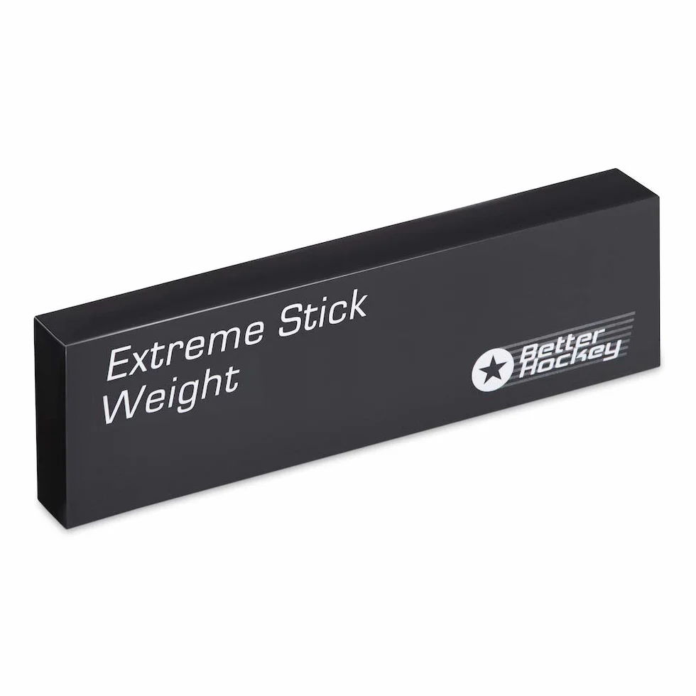 Better Hockey Extreme Pro Stick Weight – Aiuta a ottenere un colpo di hockey più duro e mani più veloci – pesi regolabili – due cinghie lo tengono in posizione per un uso sicuro – utilizzato dai
