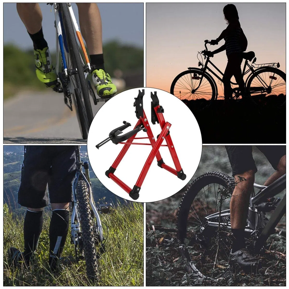 Supporto per Centraruote per Bicicletta, Centraruote Bici Manutenzione Ruote per Bicicletta Manutenzione Ruote per Bicicletta Usato per La Riparazione della Bicicletta