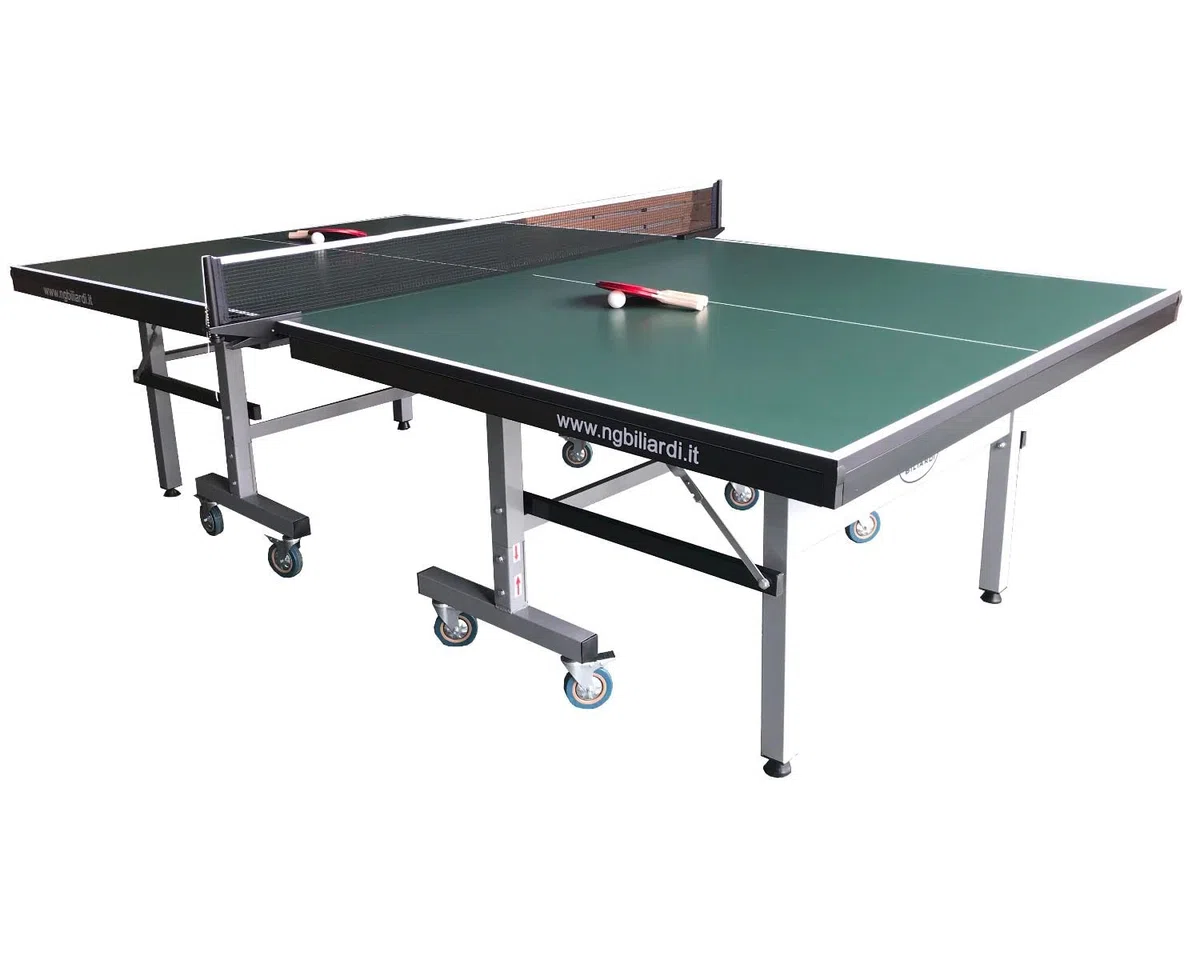 NG Biliardi Tavolo da Ping Pong Winner (Verde) da Competizione 274x152,5x76 cm
