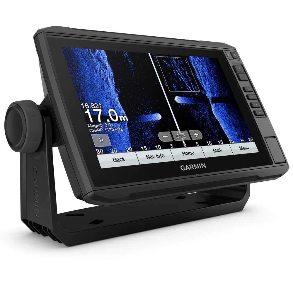 Garmin Echomap Uhd - Chartplotter LCD da 9", 1 kg, base precaricata in tutto il mondo, compatibile con Garmin Highwide CHIRP Tradizionale Sonar & GT54