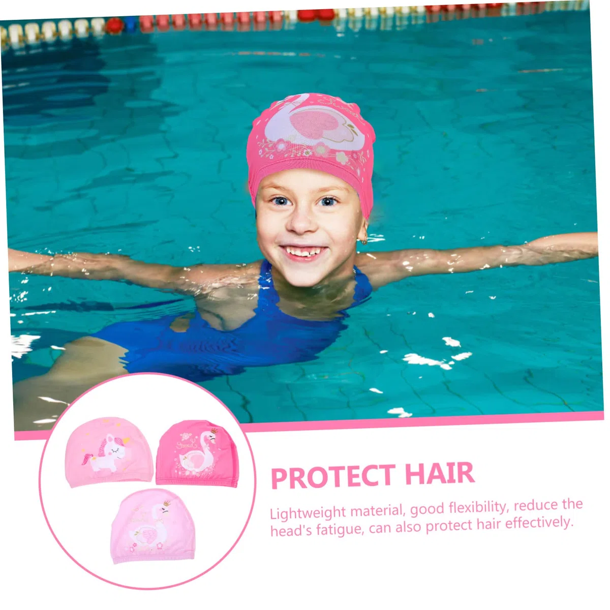 ibasenice Bambina Cuffie Cartoon Poliestere Protezione Per Leggere E Impermeabili Per Piscina