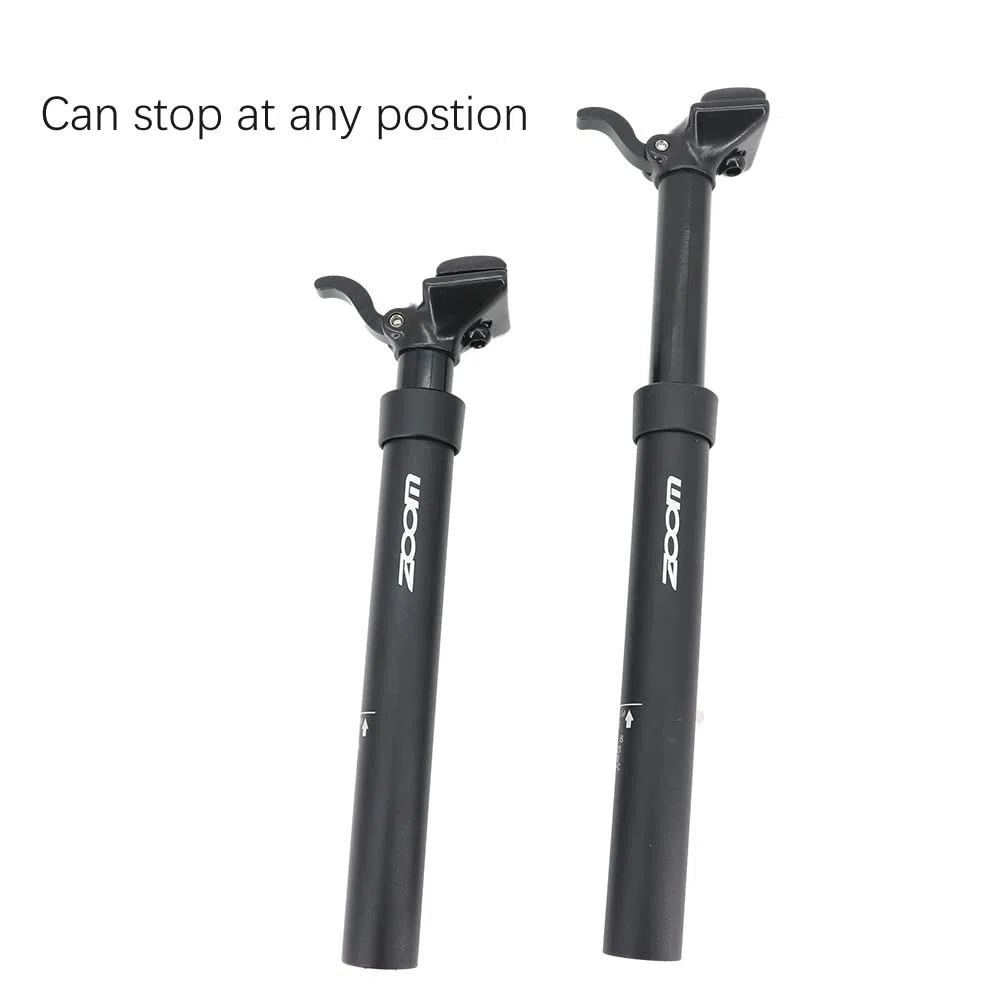 Tubo Sella Bici Dropper SeatPost Manual di Controllo LIVATORE A Leva Altezza Regolabile Post Post Hydraulic BICYTLE 100mm Viaggio 375mm 30.9 31,6 mm MTB.(31.6mm)