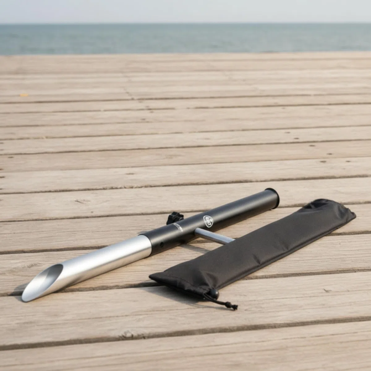 Reggicanna da Pesca con Picchetto Telescopico Supporto Smontabile per Spiaggia