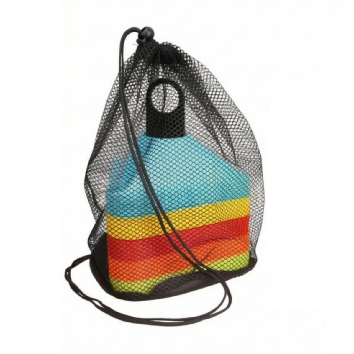 50 Pezzi Cinesini con Borsa e Supporto | Resistenti, Flessibili, Attrezzatura Sportiva, per Campo Sportivo, Palestra, Allenatori
