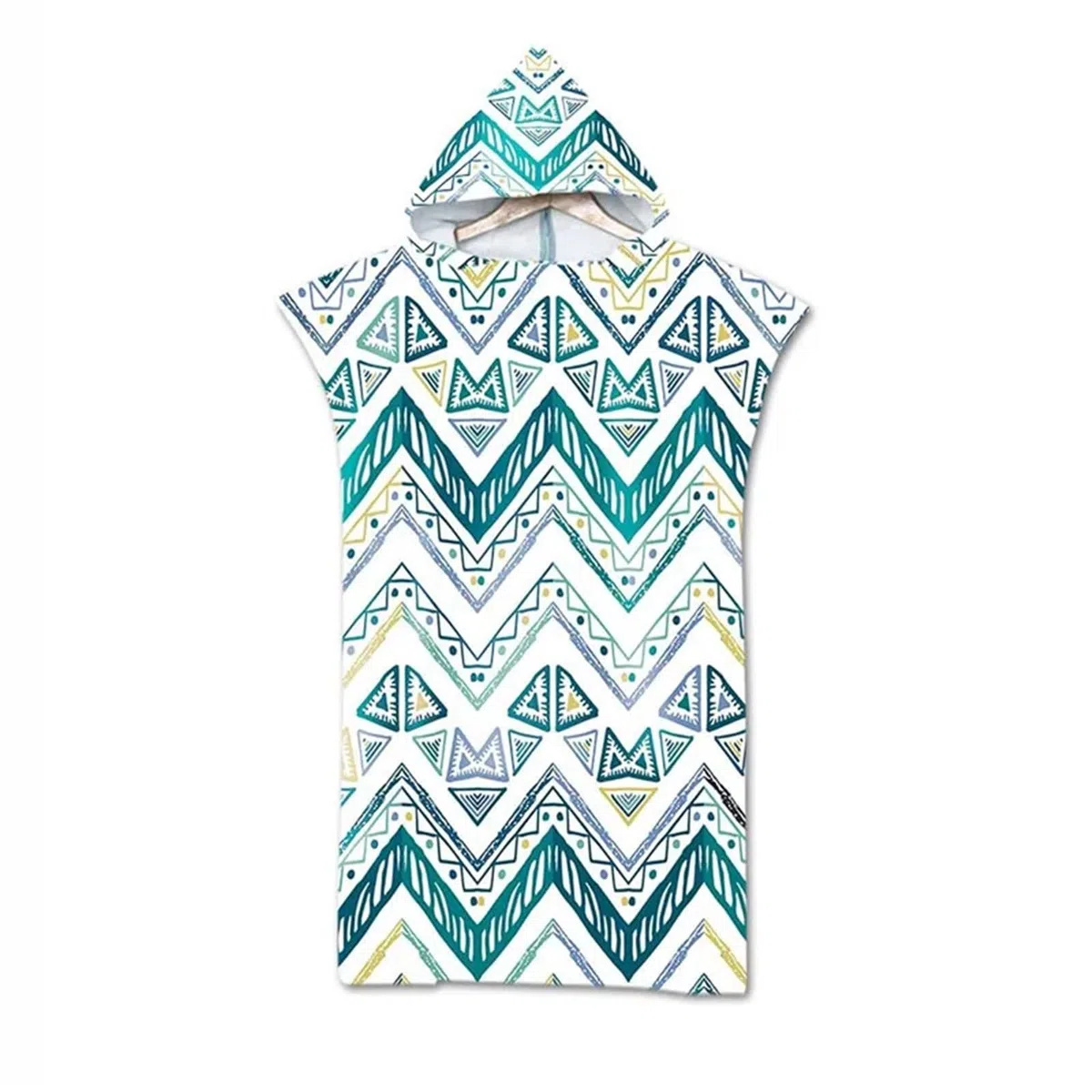 Poncho con cappuccio for asciugamano da bagno for adulti e bambini, abbigliamento spiaggia Poncho da Spiaggia(Grey)