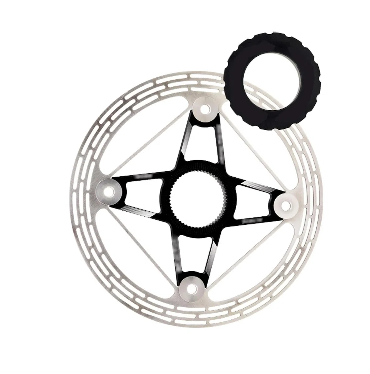 Rotore freno a disco for bicicletta in acciaio inossidabile da 160 mm - Disco freno flottante ad alte prestazioni for mountain bike e bici da strada