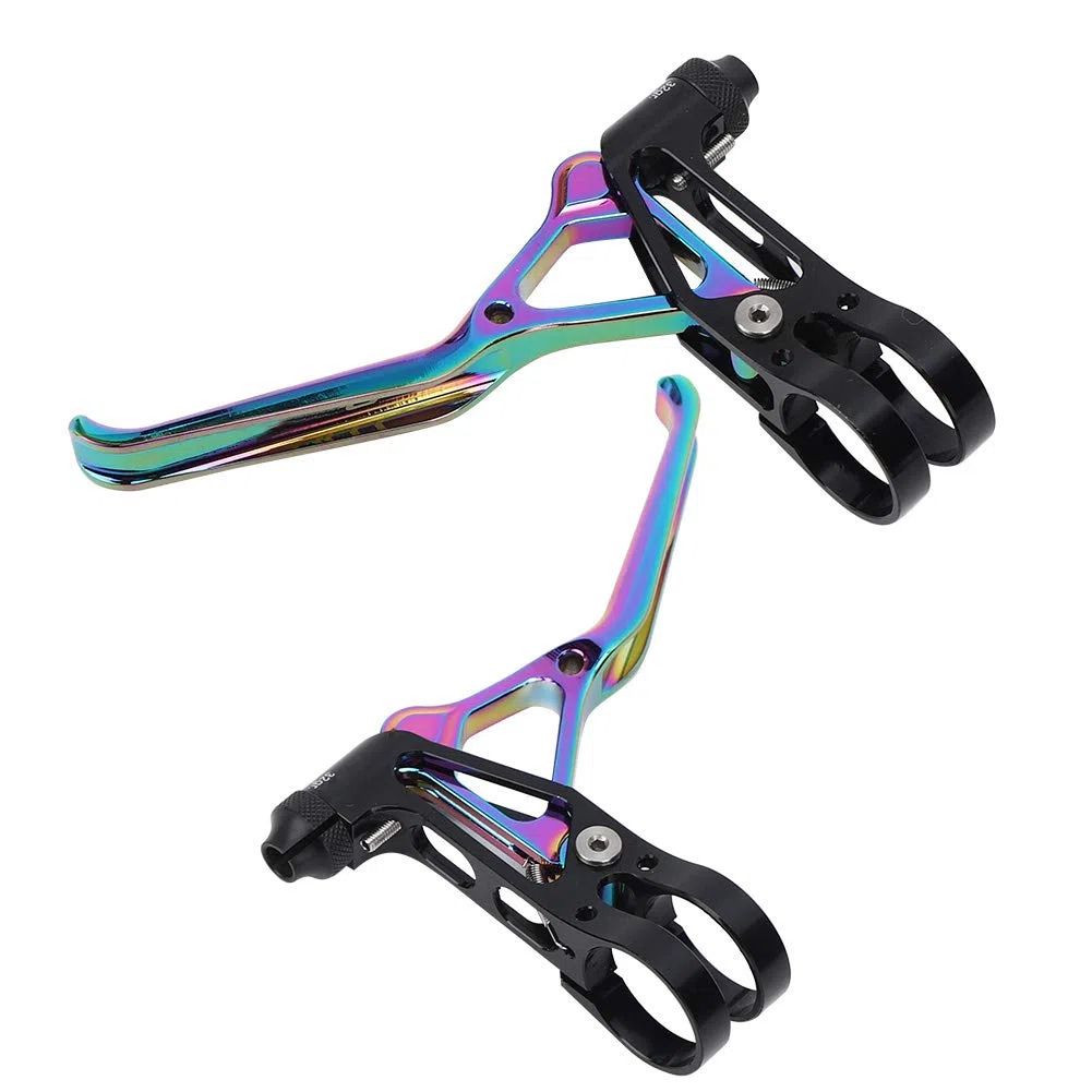 Changor Leve Freno Bici, Lega di Alluminio Ultraleggera | Finitura elettrolitica, robusta, compatibile con mountain bike, accessori ciclismo, pesa 83 g