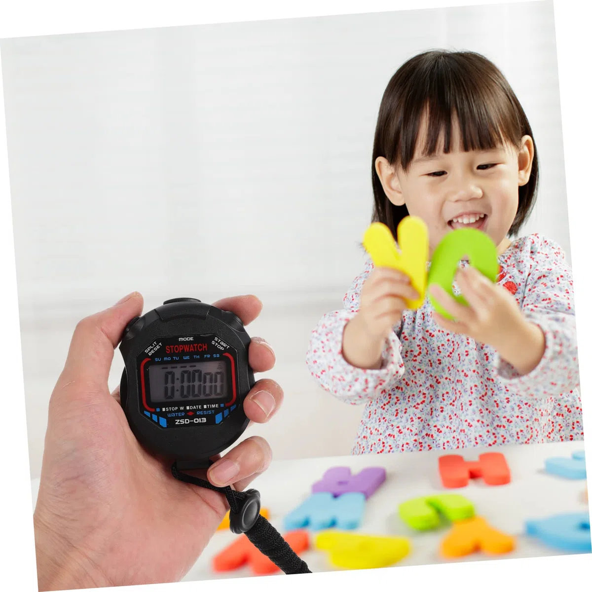 HANABASS 12 Cronometro Professionale Portatile per Sport con Allarme Display LCD per Fitness e Arbitri