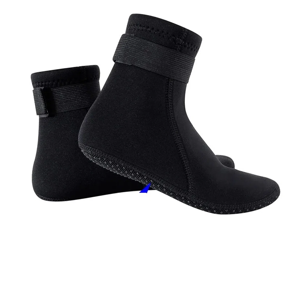 Calzini Neoprene Calzini in Neoprene 3mm Acqua Mantieni Calda Sabbia Antiscivolo Muta Sport Nuoto Surf(Color1,3XS(34-37))
