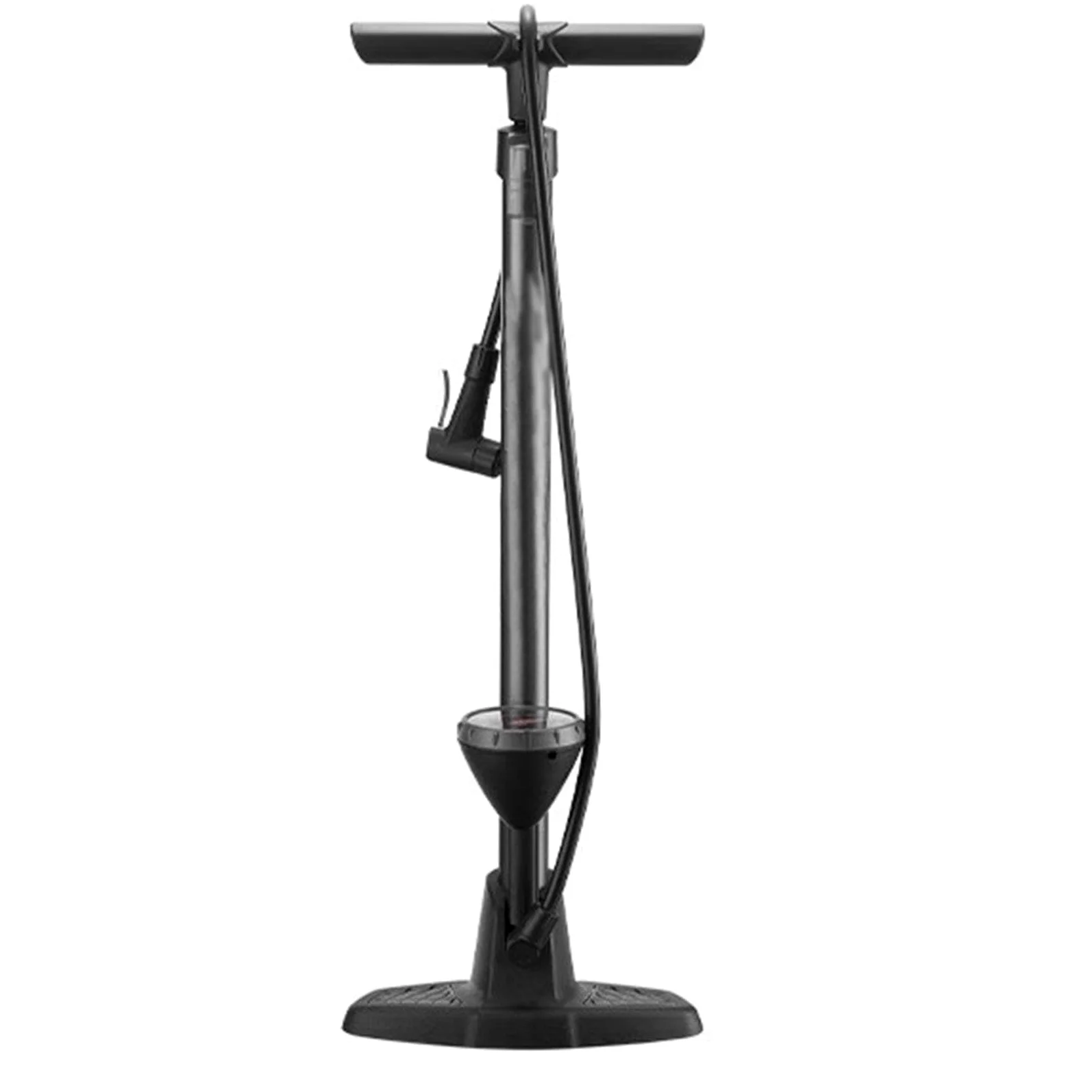 Pompa per Bici da Pavimento con Manometro - Adatto Ai Tipi di Valvole Schrader e Presta - Pompe Ad Aria Portatili per Pneumatici, Palloni, Palloncini, Gonfiabili per Mountain Bike da Strada