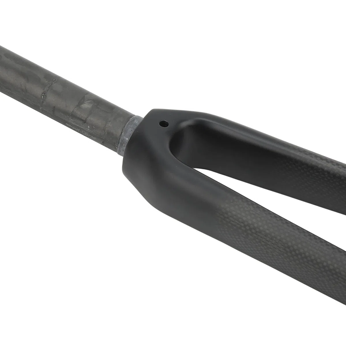 Forcella per Bici da Strada 700C, Forcella Rigida in Fibra di Carbonio, Strisce 3K Sgancio Rapido C Cerchione Freno Forcella Rigida Tubo Dritto, Forcelle Anteriori Superleggere Mountain Bike