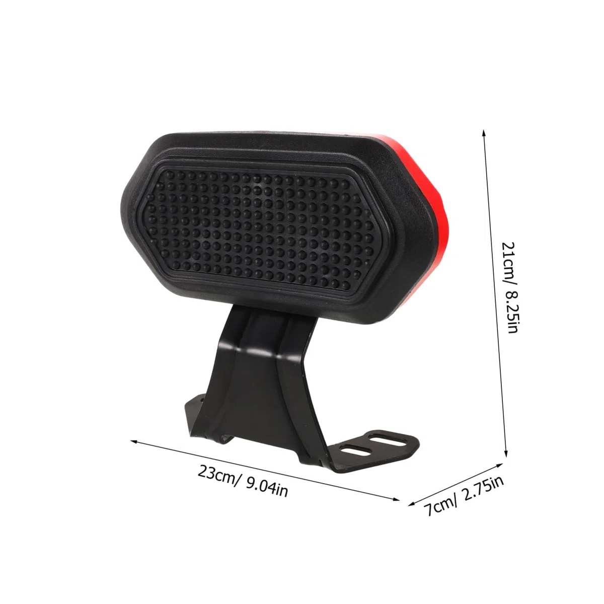 Cuscino Schienale per Bicicletta Elettrica e Moto, Rosso | Metallo e Plastica, 1 Pezzo, Stabile, Texture Robusta per Uso Posteriore