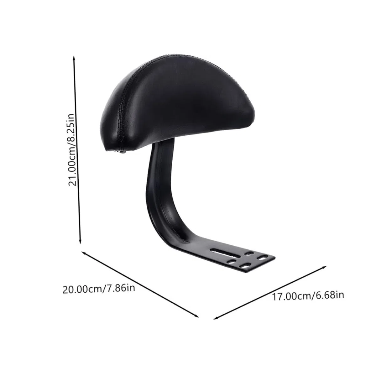 2pezzi Cuscino Sicurezza Imbottito in Spugna per Schienale Posteriore per Bicicletta Poggiapiedi Ergonomico per Ragazzo Resistente e