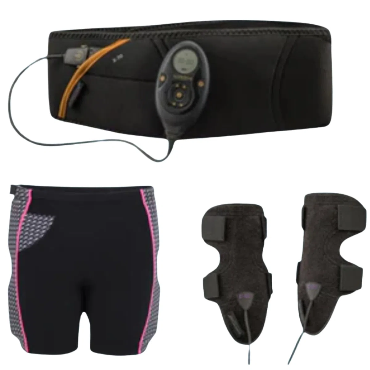 Slendertone Pacchetto tonificante femminile completo Abs7 da donna, nero, 69-119 cm, 27-47 cm, 34-40