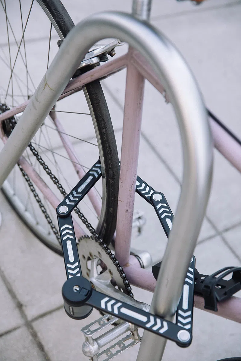 Kryptonite Keeper Folding Lock antifurto Bicicletta Pieghevole Nero