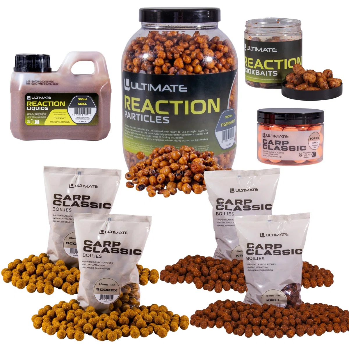 Ultimate Baits Carp Tigernuts/Boilies Weekend Pack - Boilies