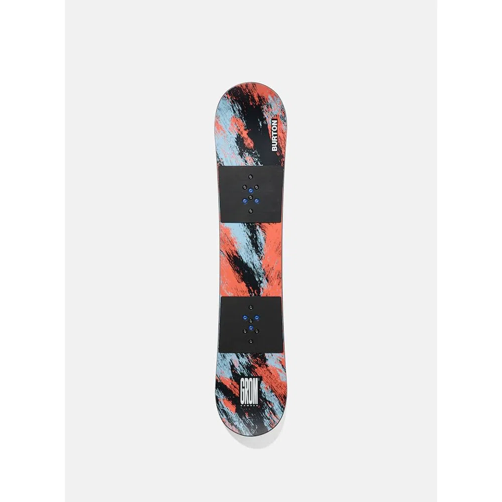 Burton - Tavola da snowboard Kids' Grom Camber Ragazzo - Ragazzo - Dimensione 130 - Grigio