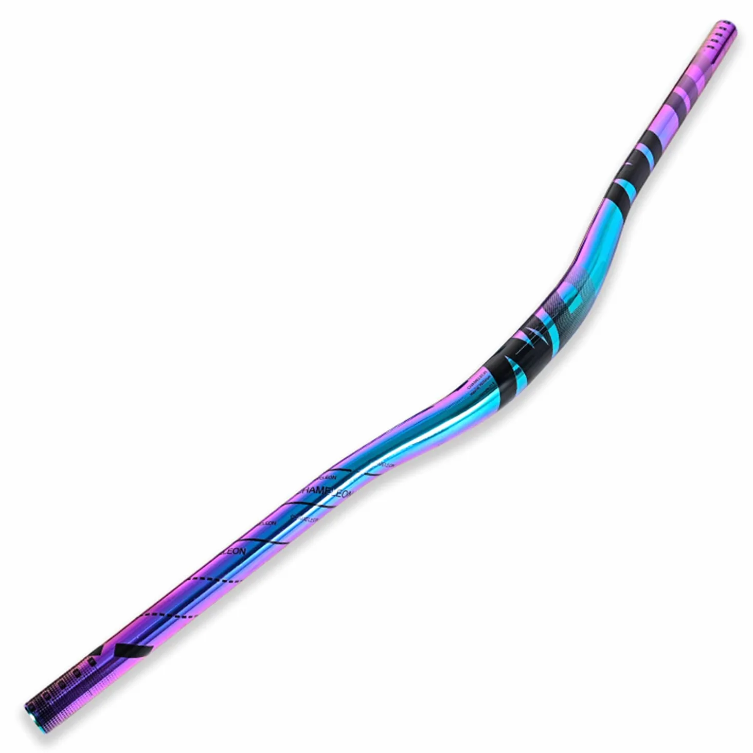 Manubrio Bici BMX MTB AM XC Downhill Racing Rise Manubrio Lega di Alluminio Colorato Arcobaleno Manubrio 31.8mm * 780mm