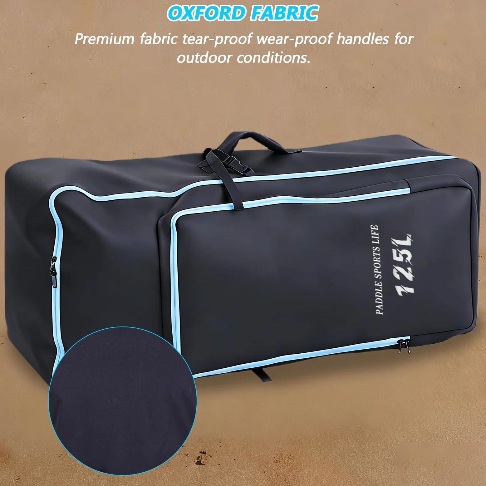 Zaino da Paddle Board di Grande capacità, Zaino da Stand Up Paddle con Design di Facile Accesso per Attrezzatura Avventura All'aria Aperta, Tessuto Oxford Viaggio Leggero