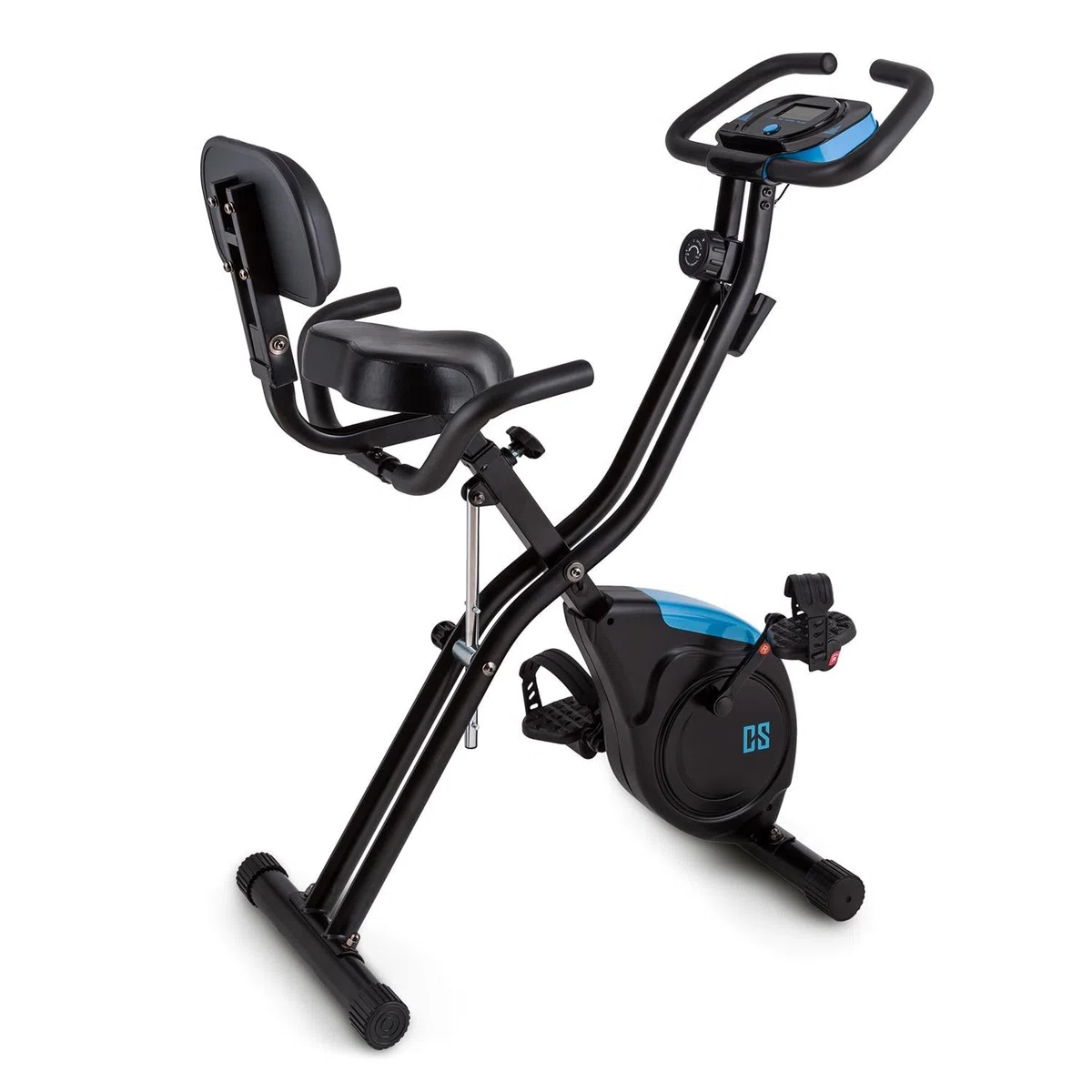 Capital Sports Azura 2 X Bike - Cyclette da Camera, Ergometrica, Computer di Allenamento, Ciclette Pieghevole con Massa Volanica di 3 kg, Resistenza Regolabile su 8 Livelli
