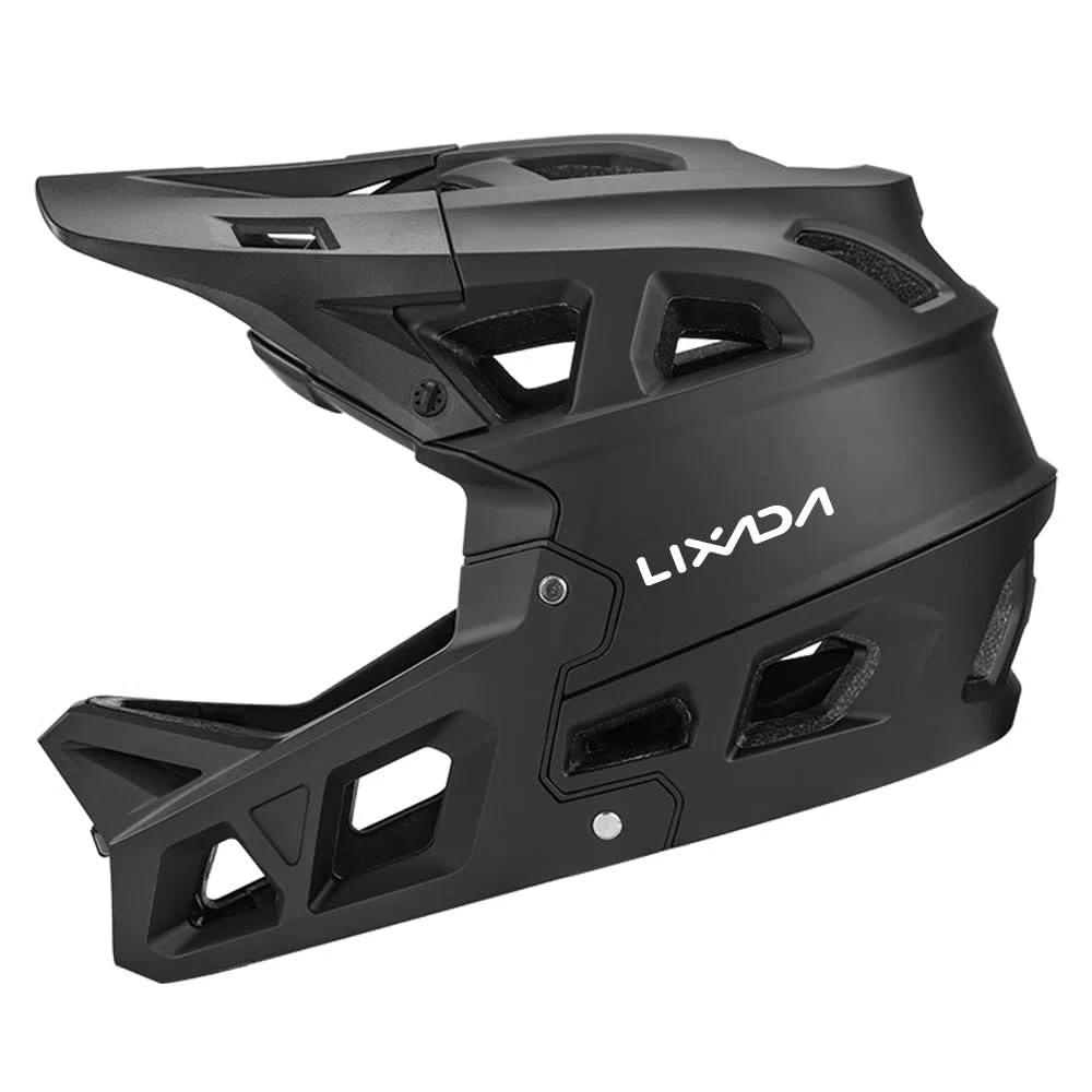 Lixada Casco integrale per adulti, per mountain bike, da corsa, downhill, mountain bike