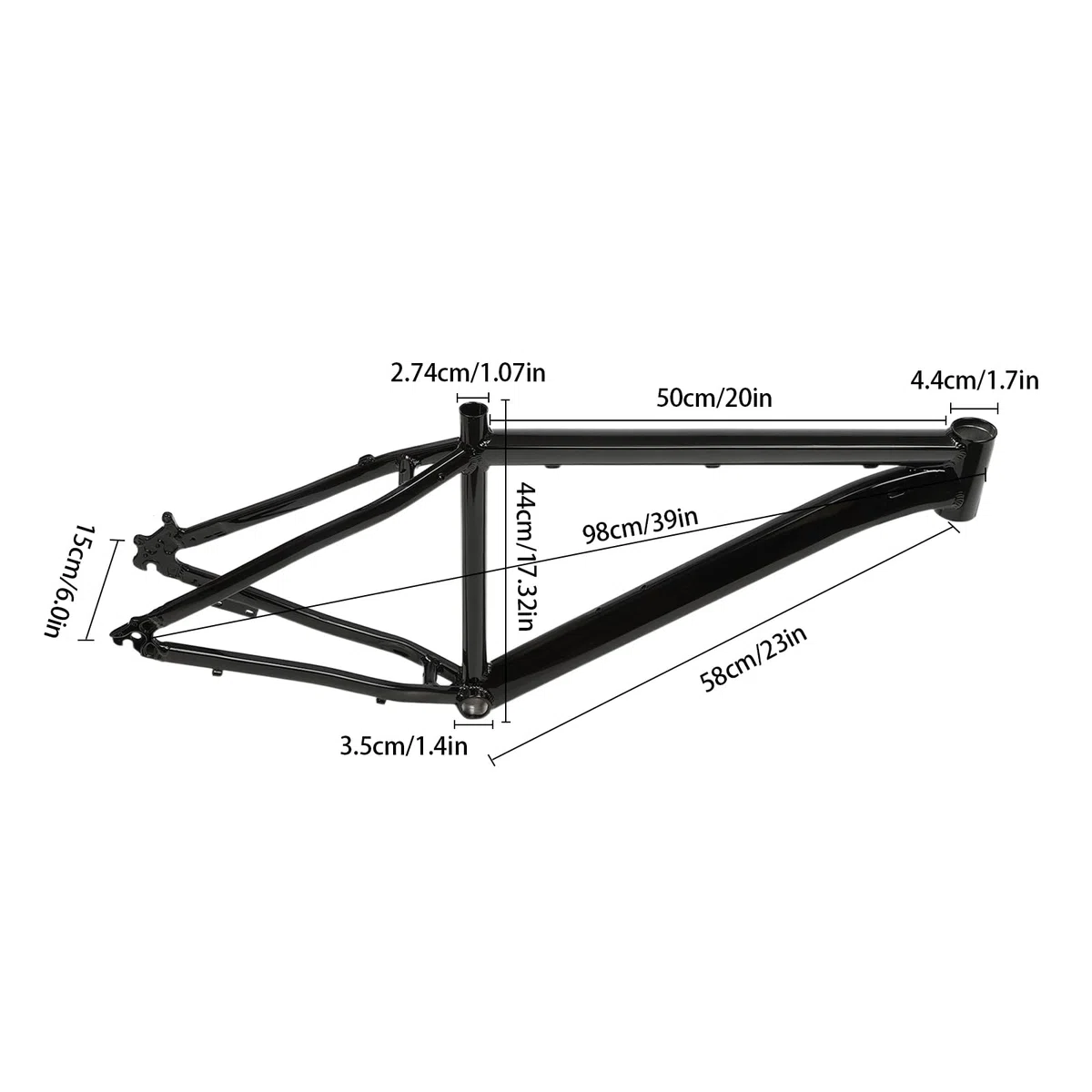Telaio per mountain bike, in lega di alluminio, per mountain bike, mountain bike da 26 pollici, telaio per bicicletta MTB, telaio fino a 80-120 kg